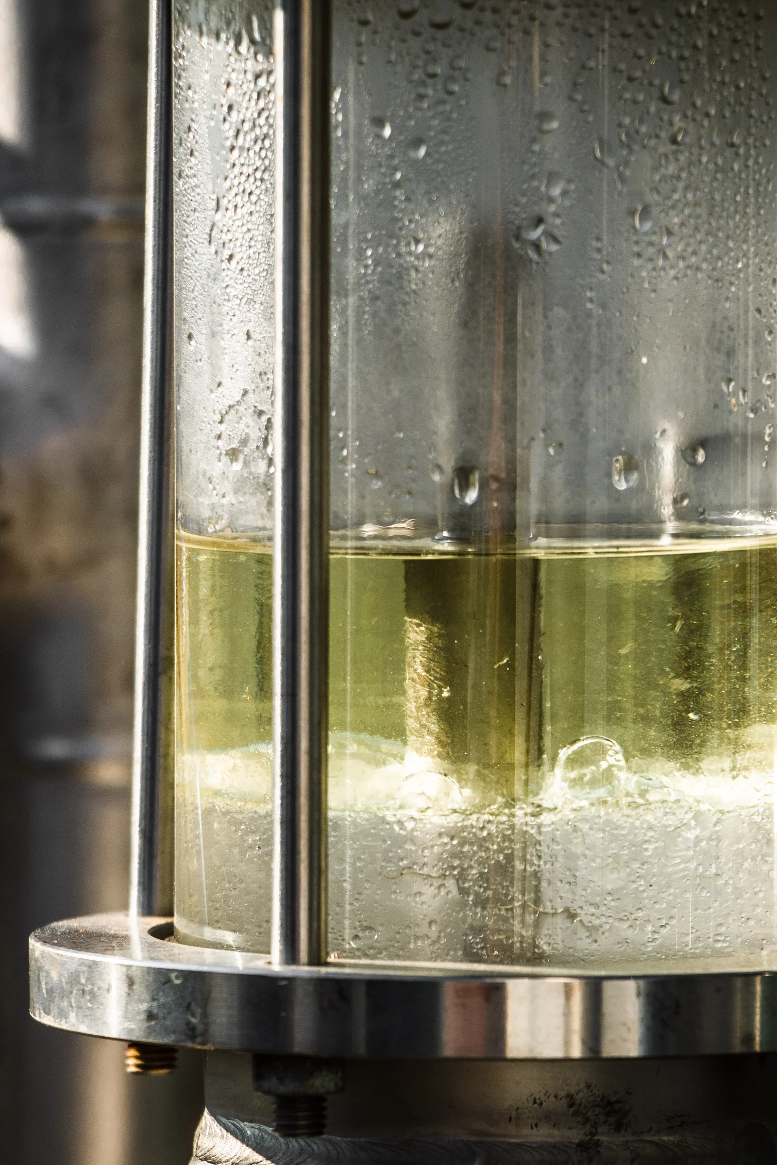 L’essencier recueille les matières issues de la distillation
