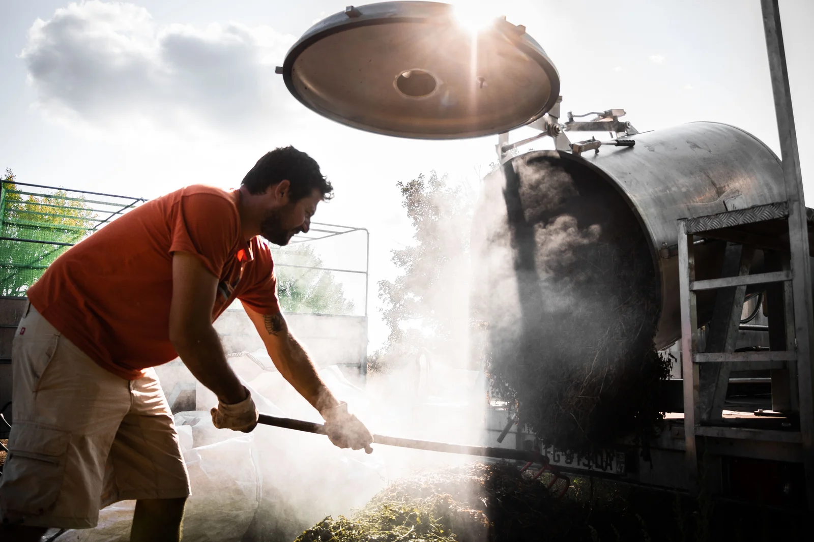 Le travail de distillation à Vanadal