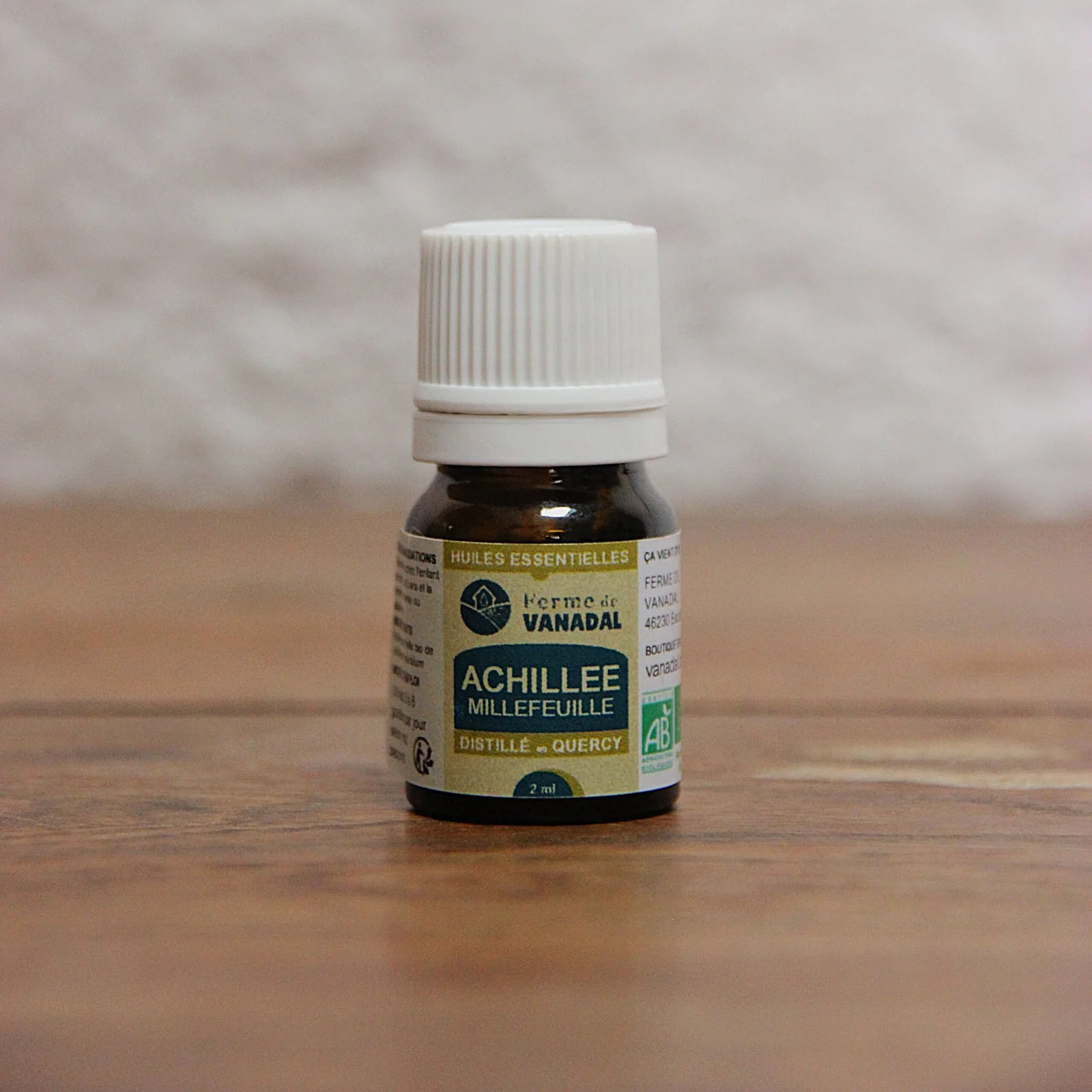 Huile essentielle bio d’Achillée millefeuille sauvage