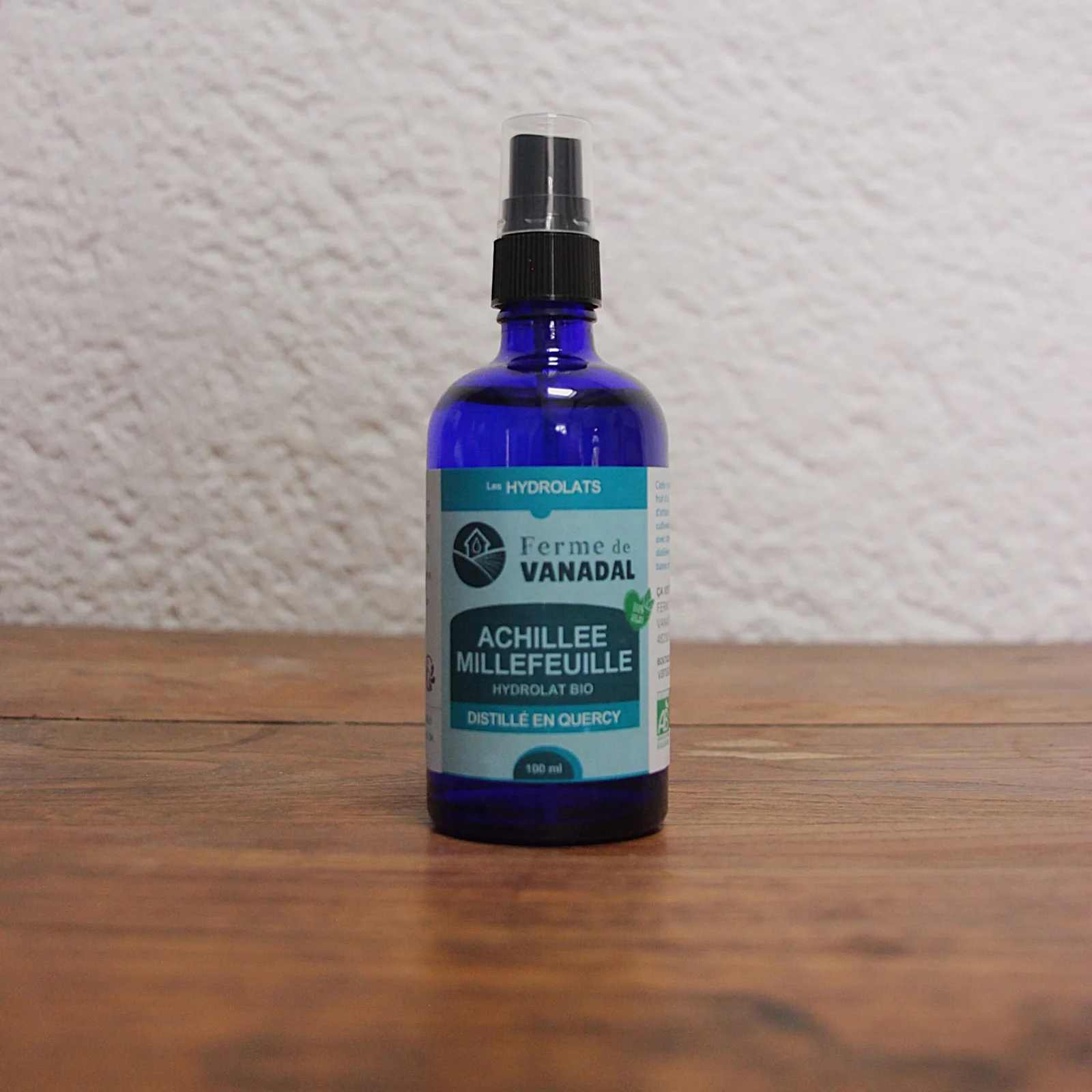 Hydrolat bio d’Achillée millefeuille sauvage