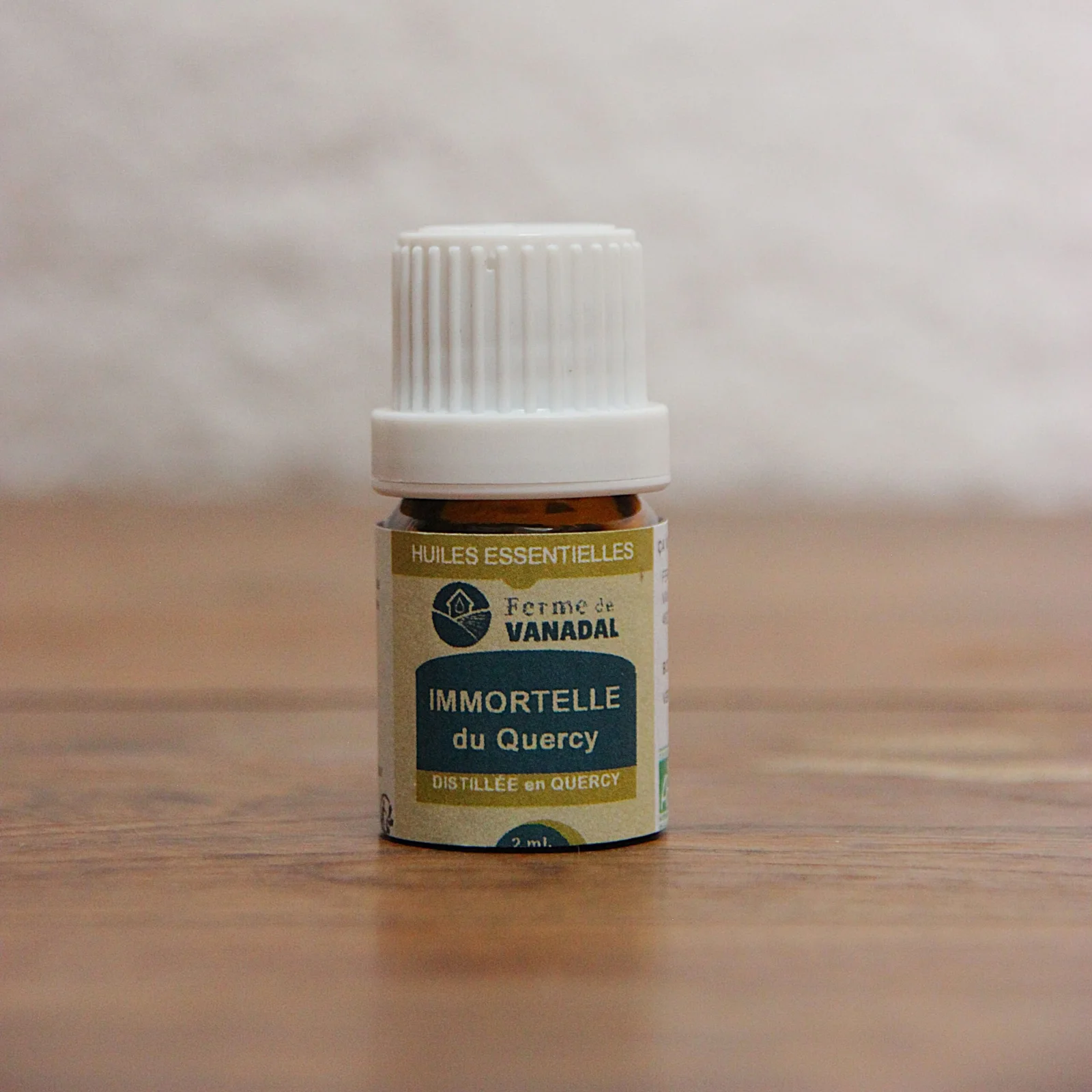 Huile essentielle bio d’Immortelle du Quercy (hélichryse)