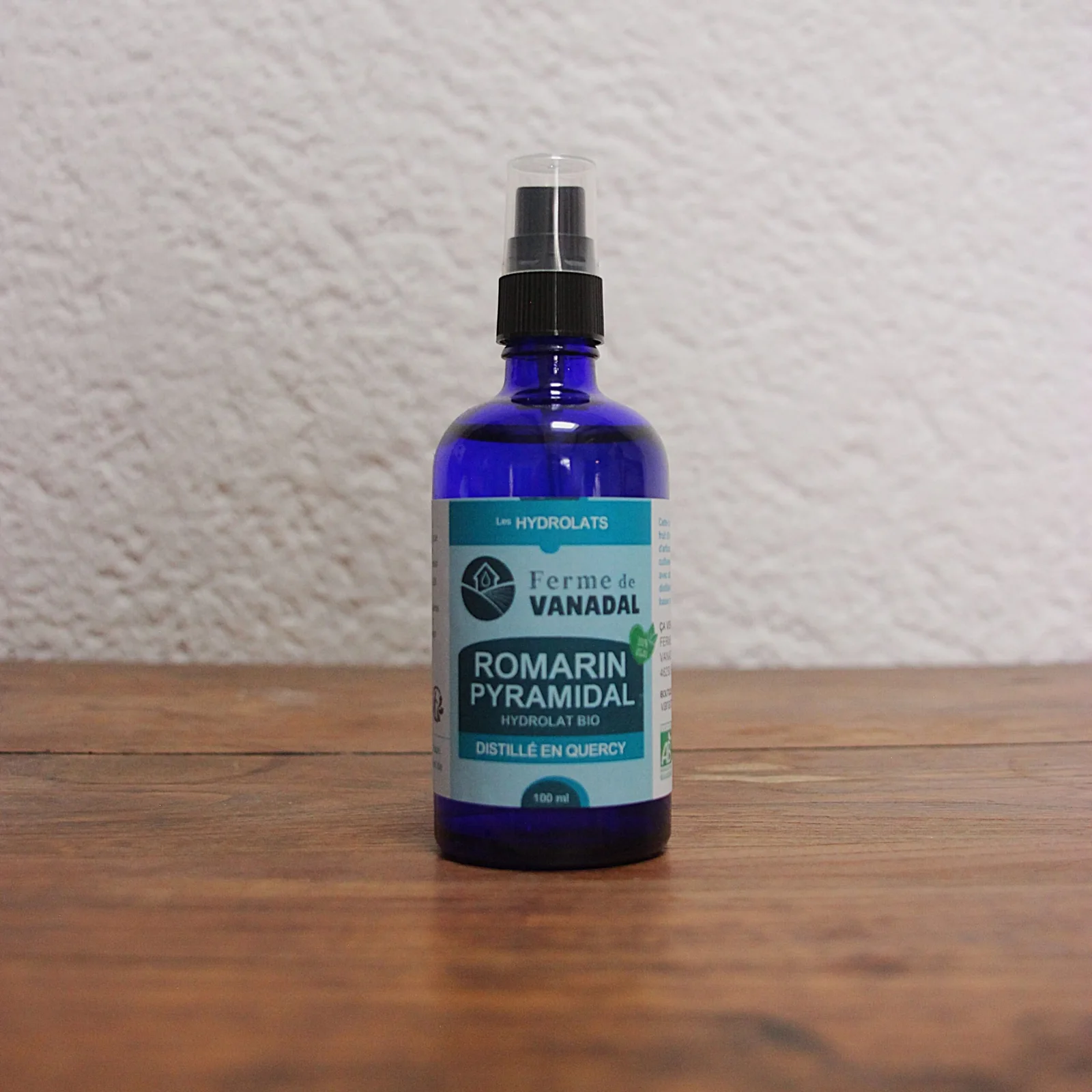 Hydrolat bio de Romarin pyramidal (cinéol)